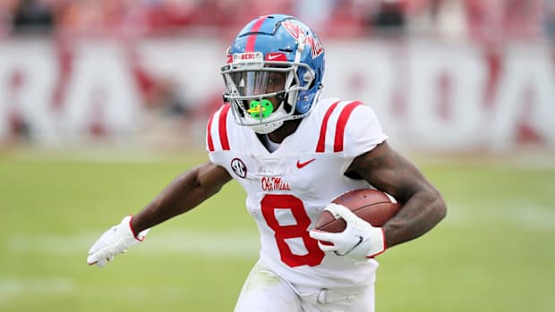 Elijah Moore Ole Miss Receiver